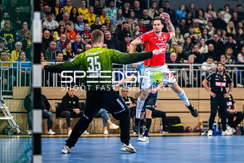 Handball I Herren I Saison 2023-2024 I EHF European League I Gruppenphase I 4. Spieltag I Rhein-Neckar Löwen - Benfica Lissabon I 21.11.2023