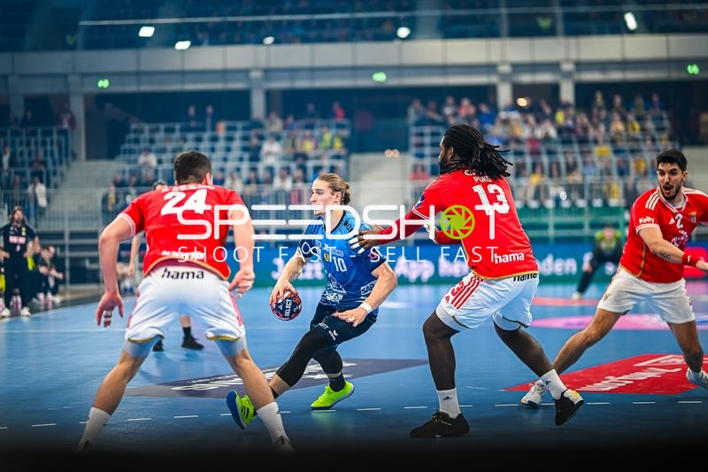 Handball I Herren I Saison 2023-2024 I EHF European League I Gruppenphase I 4. Spieltag I Rhein-Neckar Löwen - Benfica Lissabon I 21.11.2023