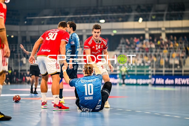 Handball I Herren I Saison 2023-2024 I EHF European League I Gruppenphase I 4. Spieltag I Rhein-Neckar Löwen - Benfica Lissabon I 21.11.2023