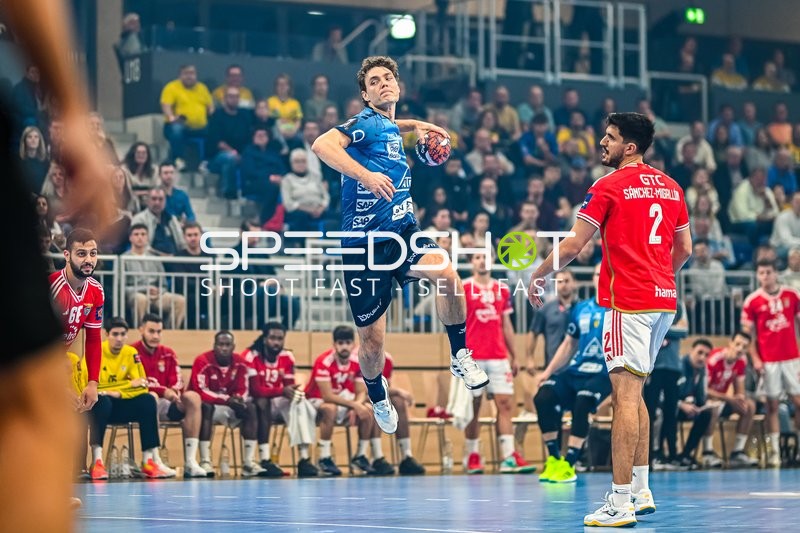 Handball I Herren I Saison 2023-2024 I EHF European League I Gruppenphase I 4. Spieltag I Rhein-Neckar Löwen - Benfica Lissabon I 21.11.2023
