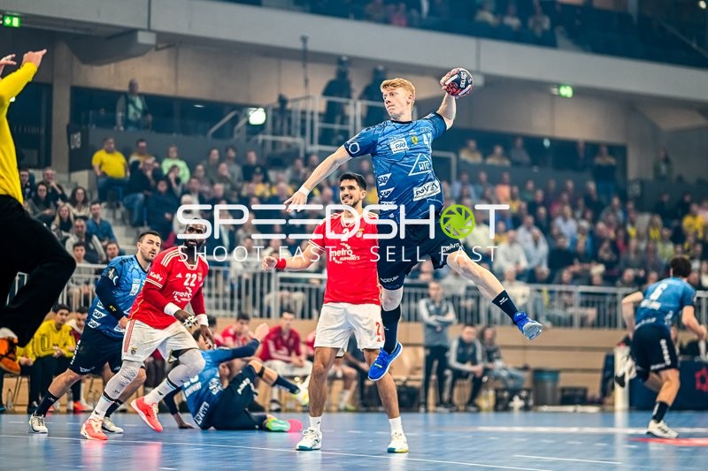 Handball I Herren I Saison 2023-2024 I EHF European League I Gruppenphase I 4. Spieltag I Rhein-Neckar Löwen - Benfica Lissabon I 21.11.2023