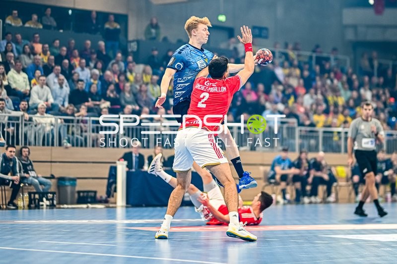 Handball I Herren I Saison 2023-2024 I EHF European League I Gruppenphase I 4. Spieltag I Rhein-Neckar Löwen - Benfica Lissabon I 21.11.2023