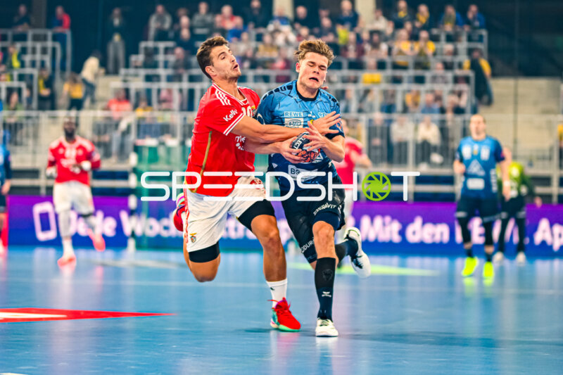 Handball I Herren I Saison 2023-2024 I EHF European League I Gruppenphase I 4. Spieltag I Rhein-Neckar Löwen - Benfica Lissabon I 21.11.2023