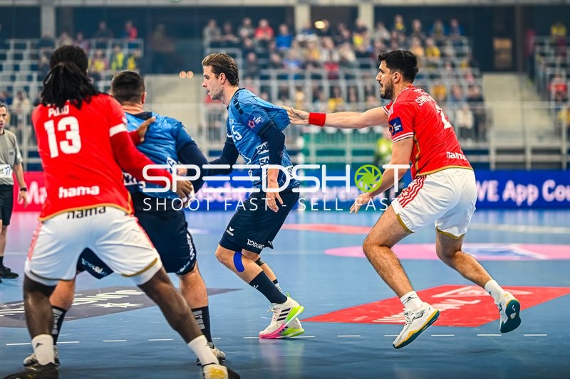 Handball I Herren I Saison 2023-2024 I EHF European League I Gruppenphase I 4. Spieltag I Rhein-Neckar Löwen - Benfica Lissabon I 21.11.2023