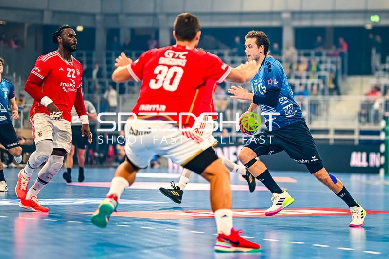 Handball I Herren I Saison 2023-2024 I EHF European League I Gruppenphase I 4. Spieltag I Rhein-Neckar Löwen - Benfica Lissabon I 21.11.2023