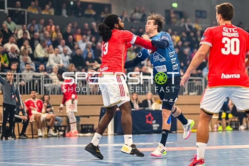 Handball I Herren I Saison 2023-2024 I EHF European League I Gruppenphase I 4. Spieltag I Rhein-Neckar Löwen - Benfica Lissabon I 21.11.2023