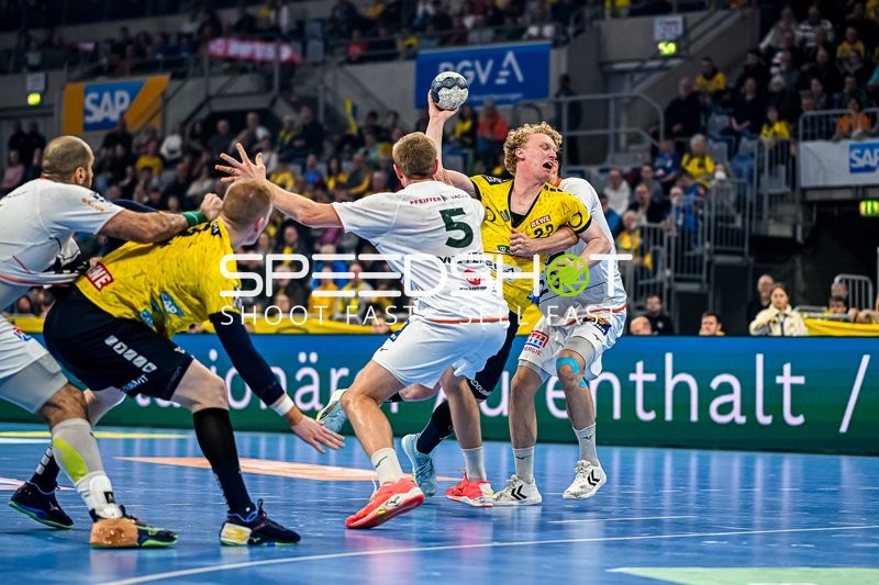 Handball I Herren I Saison 2023-2024 I Liqui Moly Handballbundesliga I 13. Spieltag I Rhein-Neckar Löwen - HSG Wetzlar I 23.11.2023