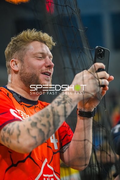 Spieler macht ein Selfie