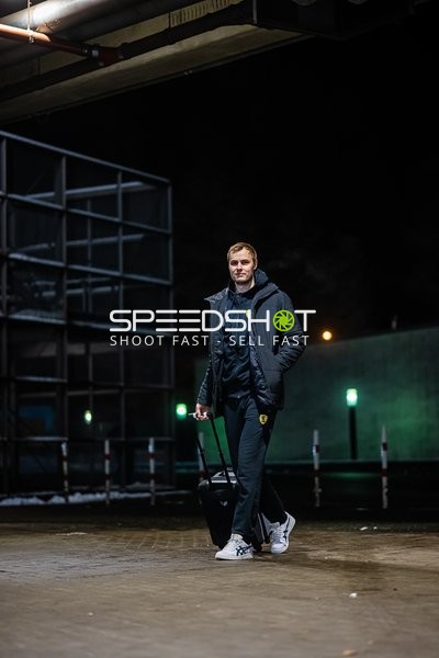 Ankunft in der Halle