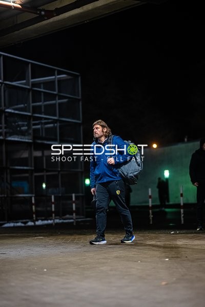 Ankunft der Mannschaft am Spielort