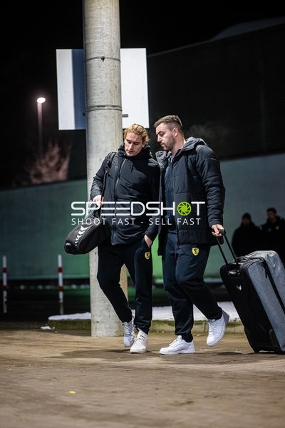 Spieler Ankunft am Spielort