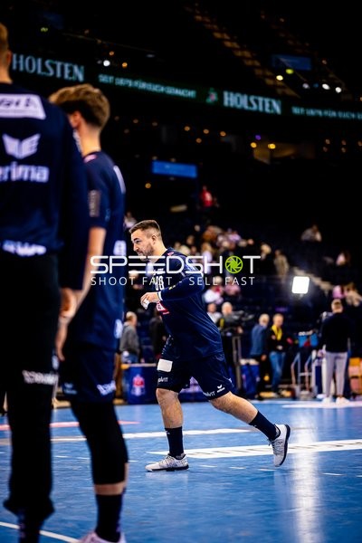 Aufwärmen vor dem Spiel