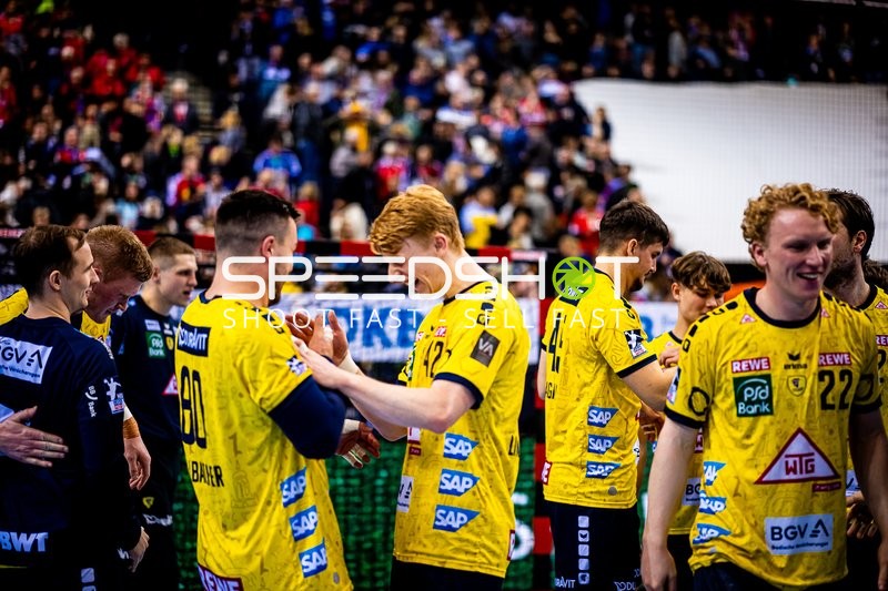 Spieler-Jubel nach dem Spiel