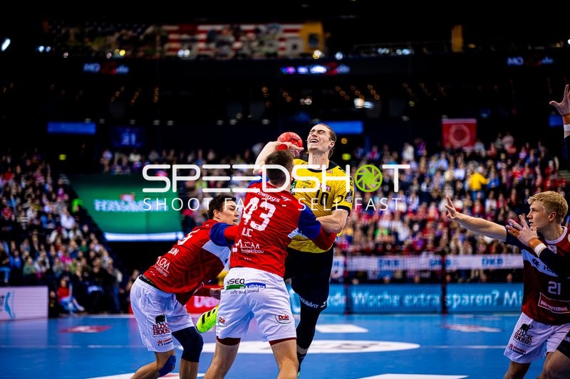 Handball I Herren I Saison 2023-2024 I Liqui Moly Handballbundesliga I 14. Spieltag I Handball Sportverein Hamburg - Rhein-Neckar Löwen I 02.12.2023