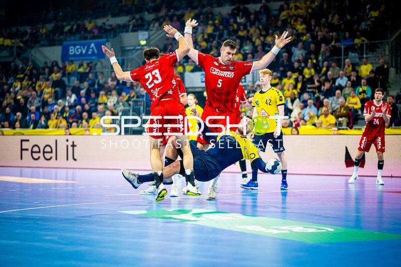 Handball I Herren I Saison 2023-2024 I Liqui Moly Handballbundesliga I 15. Spieltag I Rhein-Neckar Löwen - TBV Lemgo Lippe I 09.12.2023