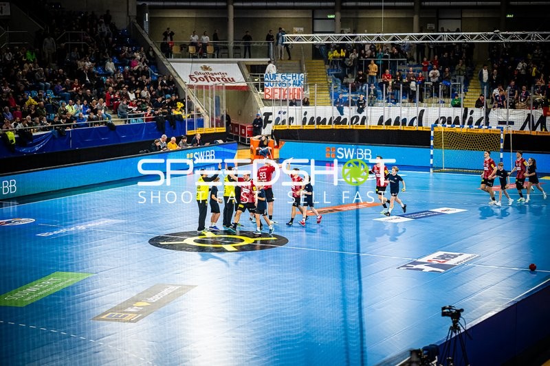 Handball I Herren I Saison 2023-2024 I DHB-Pokal I Achtelfinale I SG BBM Bietigheim - Füchse Berlin I 12.12.2023