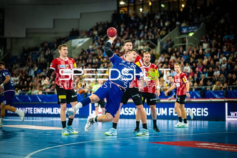 Handball I Herren I Saison 2023-2024 I DHB-Pokal I Achtelfinale I SG BBM Bietigheim - Füchse Berlin I 12.12.2023