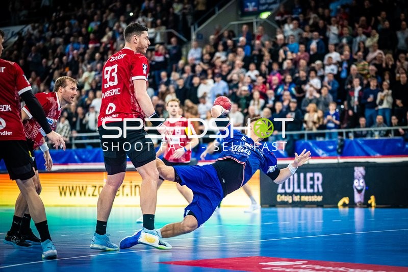 Handball I Herren I Saison 2023-2024 I DHB-Pokal I Achtelfinale I SG BBM Bietigheim - Füchse Berlin I 12.12.2023