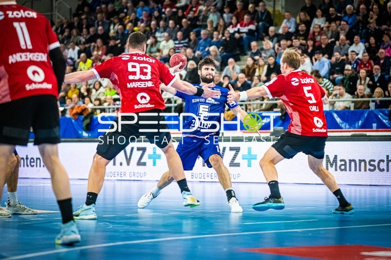 Handball I Herren I Saison 2023-2024 I DHB-Pokal I Achtelfinale I SG BBM Bietigheim - Füchse Berlin I 12.12.2023
