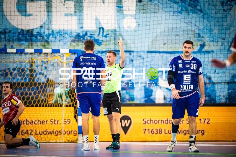 Handball I Herren I Saison 2023-2024 I DHB-Pokal I Achtelfinale I SG BBM Bietigheim - Füchse Berlin I 12.12.2023