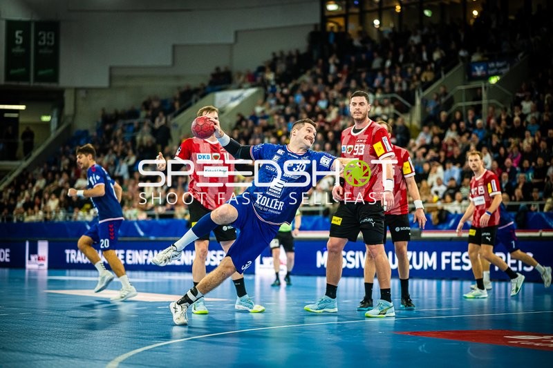 Handball I Herren I Saison 2023-2024 I DHB-Pokal I Achtelfinale I SG BBM Bietigheim - Füchse Berlin I 12.12.2023
