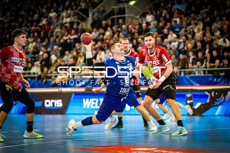 Handball I Herren I Saison 2023-2024 I DHB-Pokal I Achtelfinale I SG BBM Bietigheim - Füchse Berlin I 12.12.2023