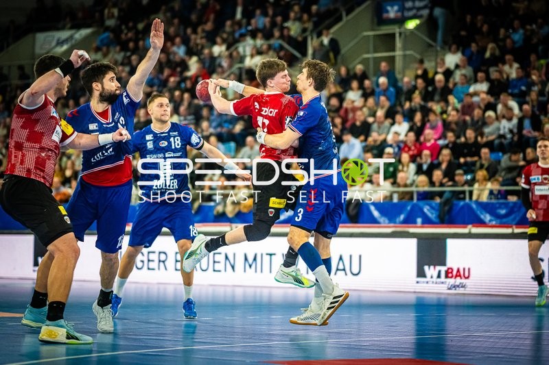 Handball I Herren I Saison 2023-2024 I DHB-Pokal I Achtelfinale I SG BBM Bietigheim - Füchse Berlin I 12.12.2023