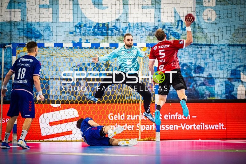 Handball I Herren I Saison 2023-2024 I DHB-Pokal I Achtelfinale I SG BBM Bietigheim - Füchse Berlin I 12.12.2023