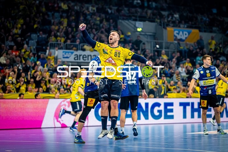 Handball I Herren I Saison 2023-2024 I Liqui Moly Handballbundesliga I 17. Spieltag I Rhein-Neckar Löwen - ThSV Eisenach I 20.12.2023