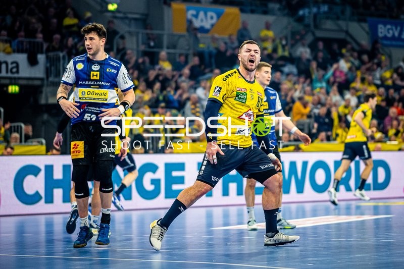 Handball I Herren I Saison 2023-2024 I Liqui Moly Handballbundesliga I 17. Spieltag I Rhein-Neckar Löwen - ThSV Eisenach I 20.12.2023