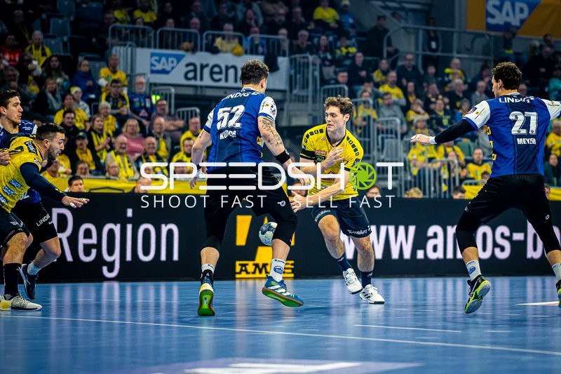 Handball I Herren I Saison 2023-2024 I Liqui Moly Handballbundesliga I 17. Spieltag I Rhein-Neckar Löwen - ThSV Eisenach I 20.12.2023