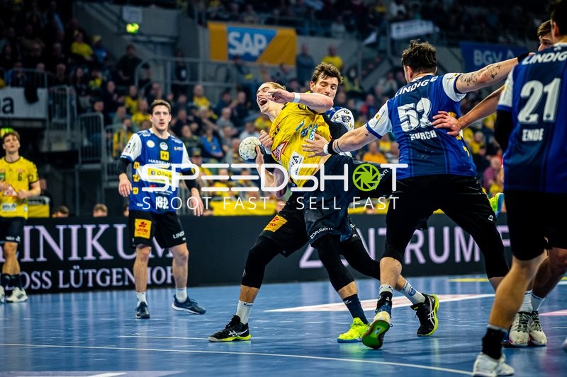 Handball I Herren I Saison 2023-2024 I Liqui Moly Handballbundesliga I 17. Spieltag I Rhein-Neckar Löwen - ThSV Eisenach I 20.12.2023