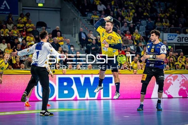Handball I Herren I Saison 2023-2024 I Liqui Moly Handballbundesliga I 17. Spieltag I Rhein-Neckar Löwen - ThSV Eisenach I 20.12.2023