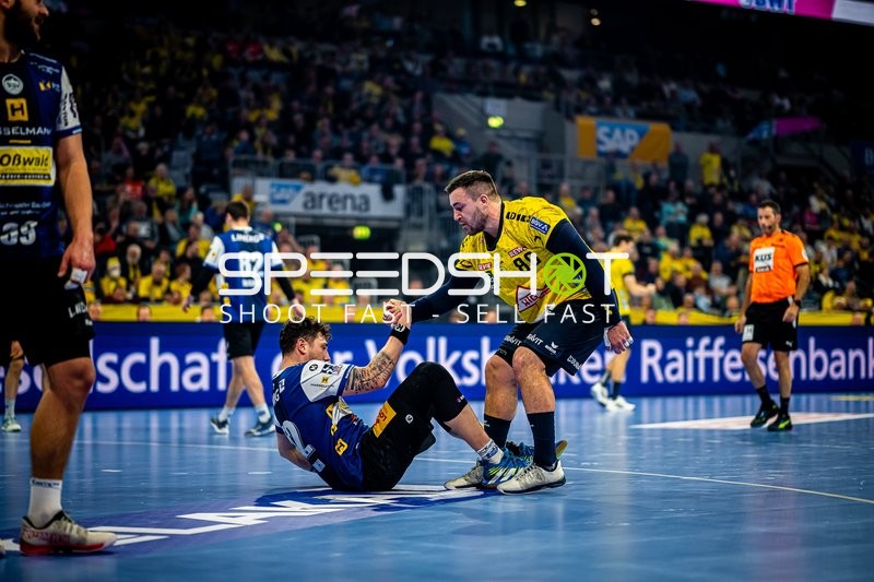 Handball I Herren I Saison 2023-2024 I Liqui Moly Handballbundesliga I 17. Spieltag I Rhein-Neckar Löwen - ThSV Eisenach I 20.12.2023