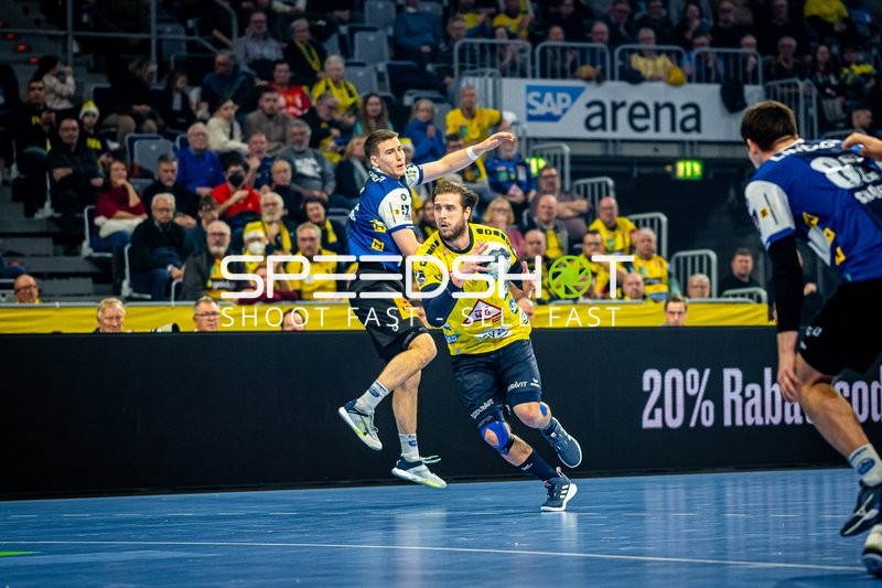 Handball I Herren I Saison 2023-2024 I Liqui Moly Handballbundesliga I 17. Spieltag I Rhein-Neckar Löwen - ThSV Eisenach I 20.12.2023