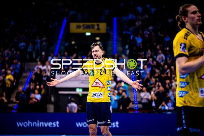 Handball I Herren I Saison 2023-2024 I Liqui Moly Handballbundesliga I 18. Spieltag I TVB Stuttgart - Rhein-Neckar Löwen I 23.12.2023