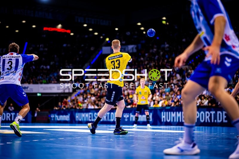 Handball I Herren I Saison 2023-2024 I Liqui Moly Handballbundesliga I 18. Spieltag I TVB Stuttgart - Rhein-Neckar Löwen I 23.12.2023