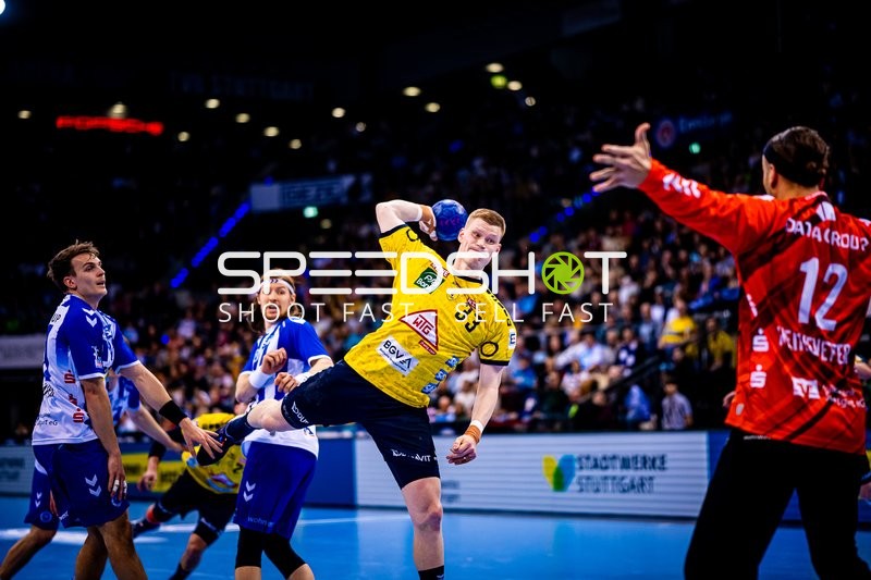 Handball I Herren I Saison 2023-2024 I Liqui Moly Handballbundesliga I 18. Spieltag I TVB Stuttgart - Rhein-Neckar Löwen I 23.12.2023