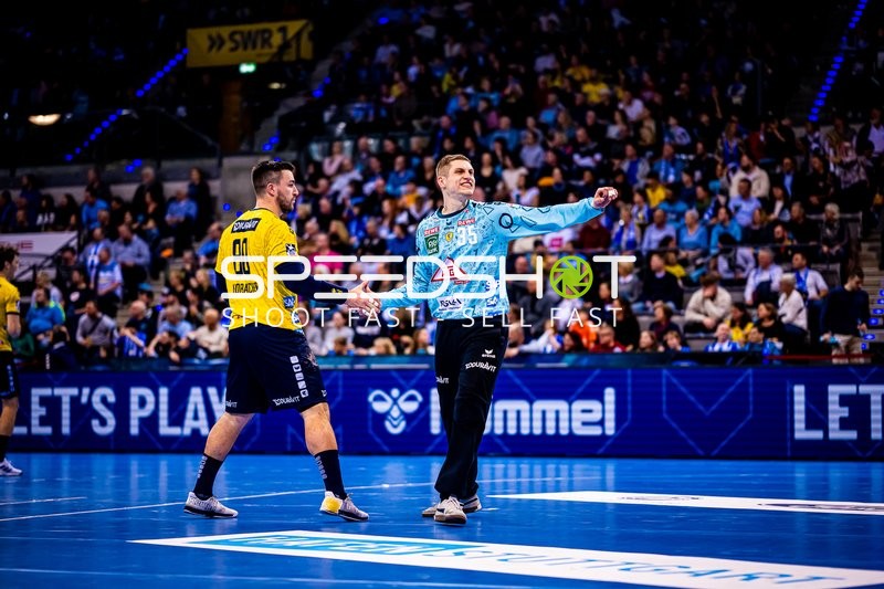 Handball I Herren I Saison 2023-2024 I Liqui Moly Handballbundesliga I 18. Spieltag I TVB Stuttgart - Rhein-Neckar Löwen I 23.12.2023