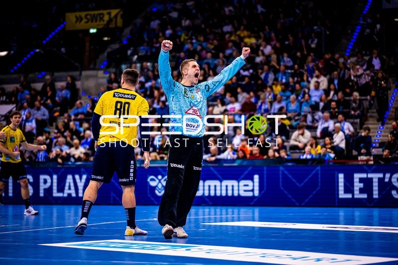 Handball I Herren I Saison 2023-2024 I Liqui Moly Handballbundesliga I 18. Spieltag I TVB Stuttgart - Rhein-Neckar Löwen I 23.12.2023