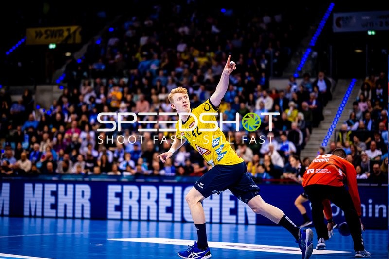 Handball I Herren I Saison 2023-2024 I Liqui Moly Handballbundesliga I 18. Spieltag I TVB Stuttgart - Rhein-Neckar Löwen I 23.12.2023