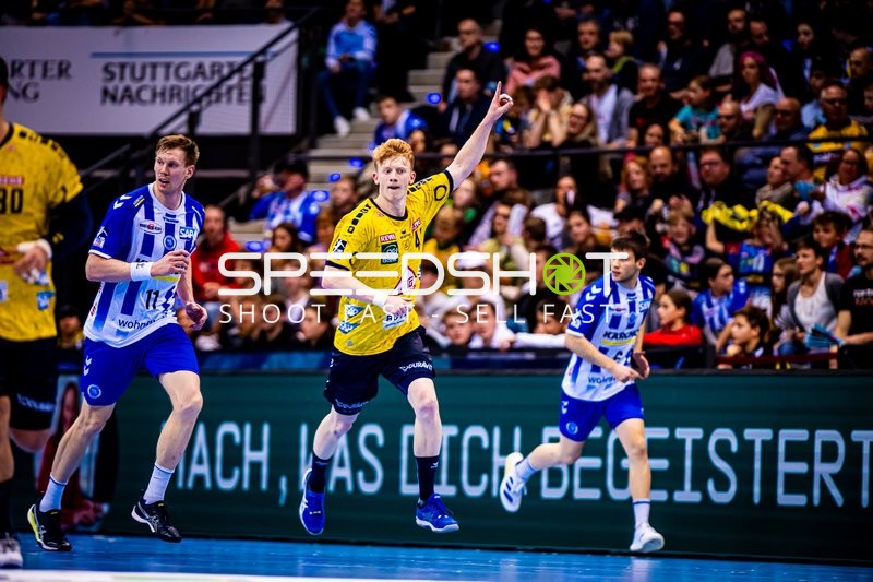 Handball I Herren I Saison 2023-2024 I Liqui Moly Handballbundesliga I 18. Spieltag I TVB Stuttgart - Rhein-Neckar Löwen I 23.12.2023