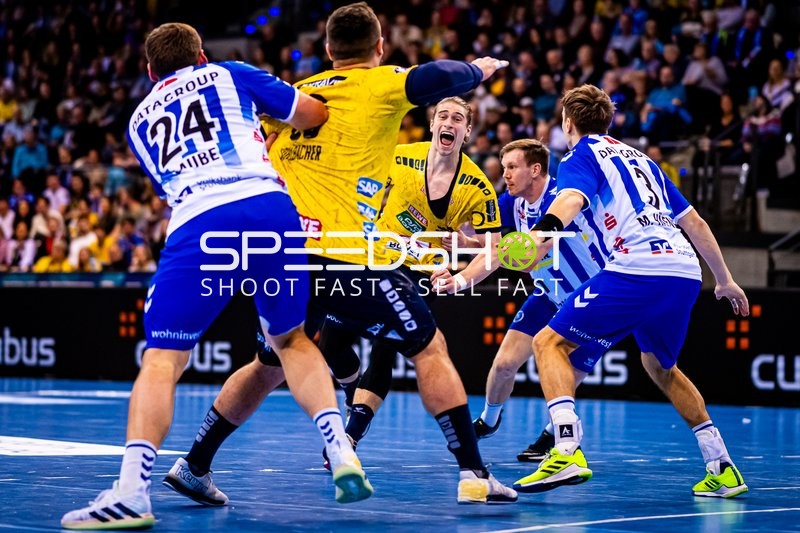 Handball I Herren I Saison 2023-2024 I Liqui Moly Handballbundesliga I 18. Spieltag I TVB Stuttgart - Rhein-Neckar Löwen I 23.12.2023