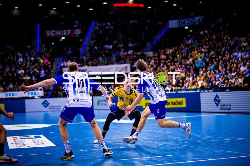 Handball I Herren I Saison 2023-2024 I Liqui Moly Handballbundesliga I 18. Spieltag I TVB Stuttgart - Rhein-Neckar Löwen I 23.12.2023