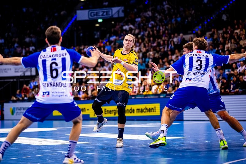 Handball I Herren I Saison 2023-2024 I Liqui Moly Handballbundesliga I 18. Spieltag I TVB Stuttgart - Rhein-Neckar Löwen I 23.12.2023