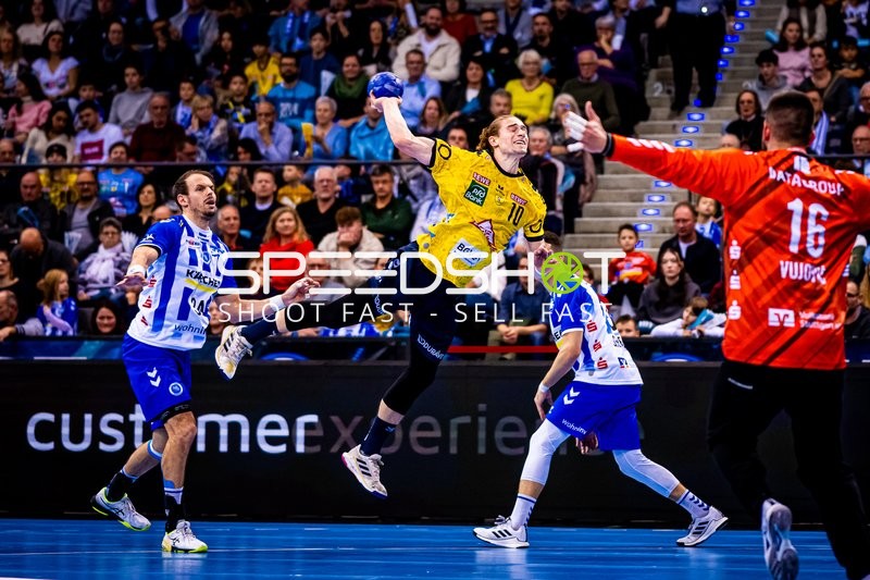 Handball I Herren I Saison 2023-2024 I Liqui Moly Handballbundesliga I 18. Spieltag I TVB Stuttgart - Rhein-Neckar Löwen I 23.12.2023