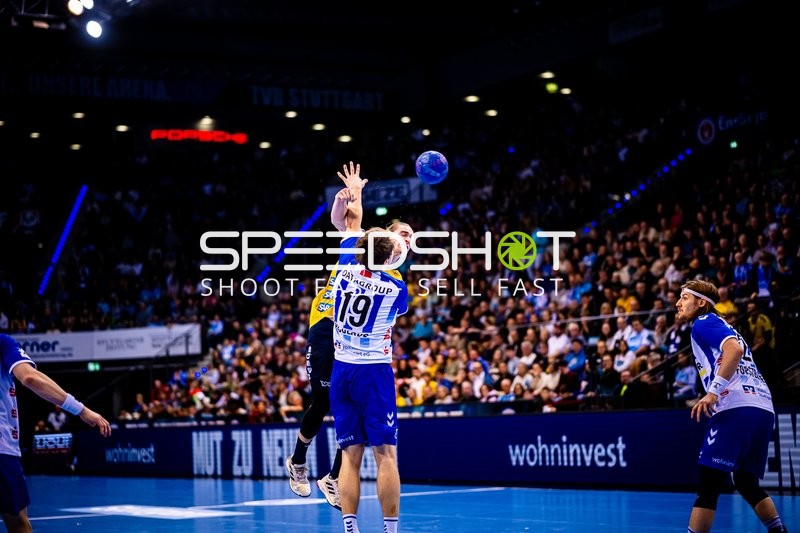 Handball I Herren I Saison 2023-2024 I Liqui Moly Handballbundesliga I 18. Spieltag I TVB Stuttgart - Rhein-Neckar Löwen I 23.12.2023