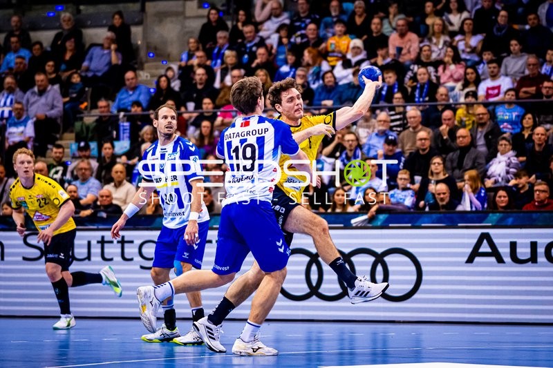 Handball I Herren I Saison 2023-2024 I Liqui Moly Handballbundesliga I 18. Spieltag I TVB Stuttgart - Rhein-Neckar Löwen I 23.12.2023