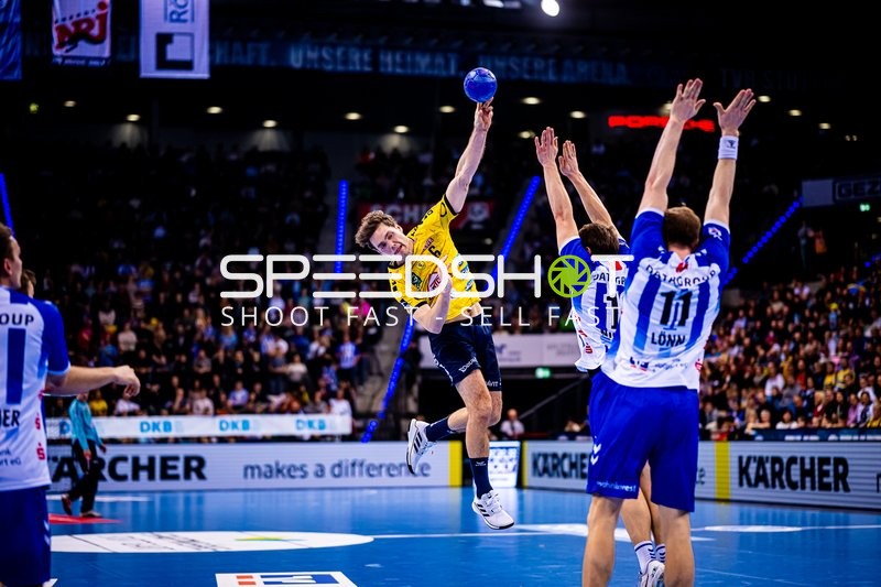 Handball I Herren I Saison 2023-2024 I Liqui Moly Handballbundesliga I 18. Spieltag I TVB Stuttgart - Rhein-Neckar Löwen I 23.12.2023