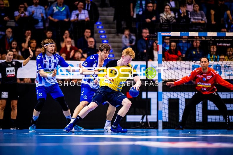 Handball I Herren I Saison 2023-2024 I Liqui Moly Handballbundesliga I 18. Spieltag I TVB Stuttgart - Rhein-Neckar Löwen I 23.12.2023